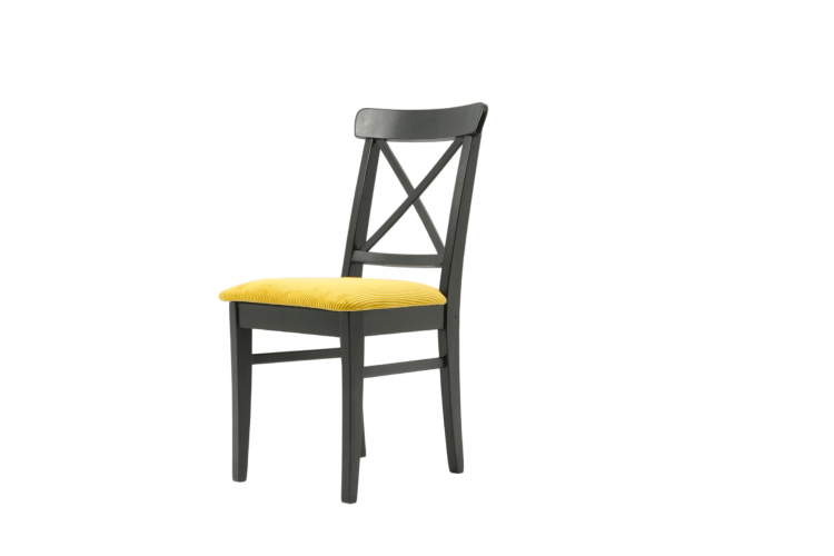 Стул Ингольф ПМ чёрный/жёлтый