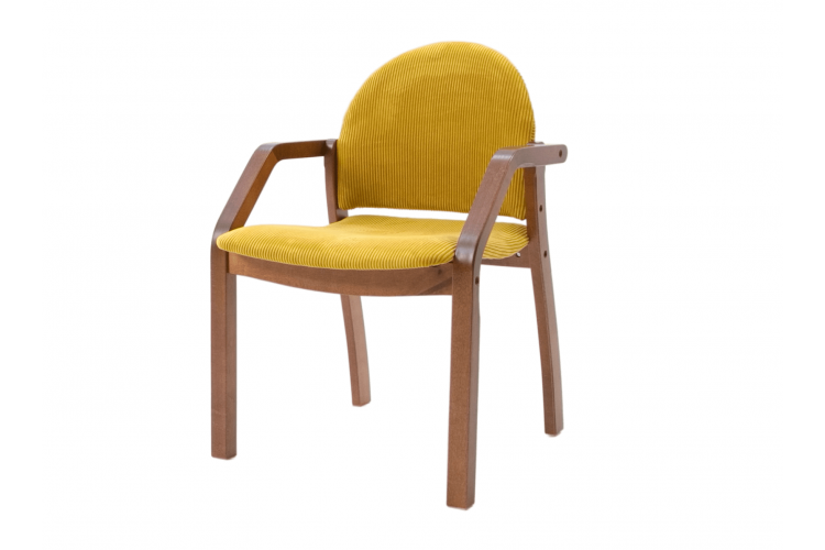 Стул-кресло Джуно 2.0 орех/жёлтый