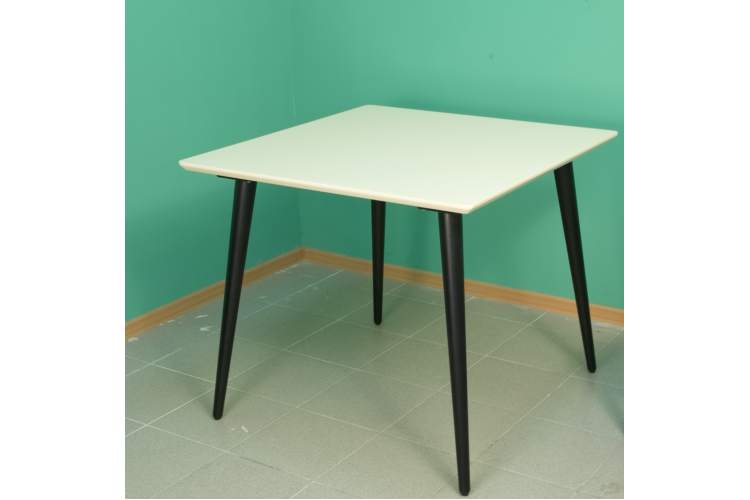 Стол Монте М 100 чёрное дерево/слоновая кость-1