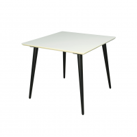 Стол Монте М 100 чёрное дерево/слоновая кость