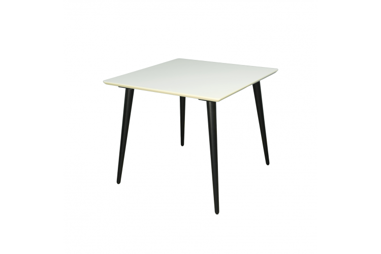 Стол Монте М 100 чёрное дерево/слоновая кость