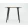 Стол Монте К 90 чёрное дерево/орех