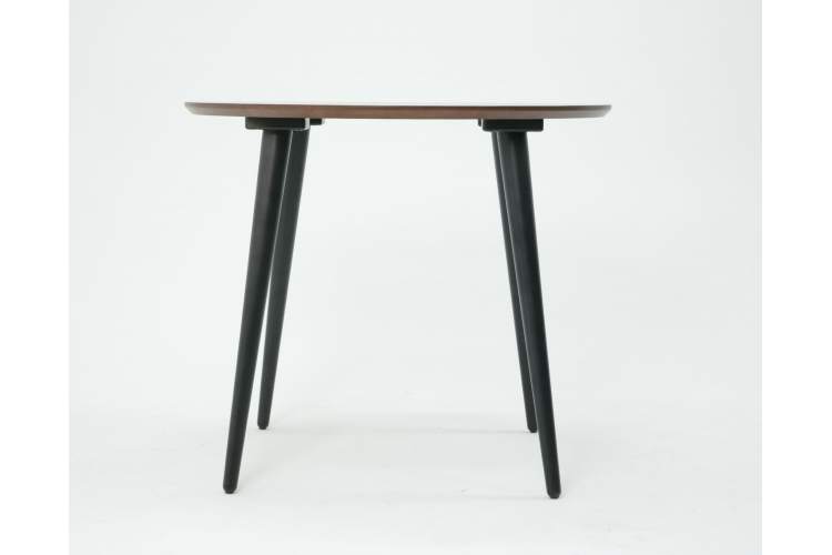 Стол Монте К 90 чёрное дерево/орех-4