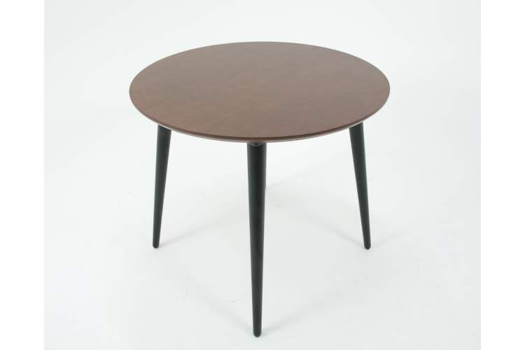 Стол Монте К 90 чёрное дерево/орех-11