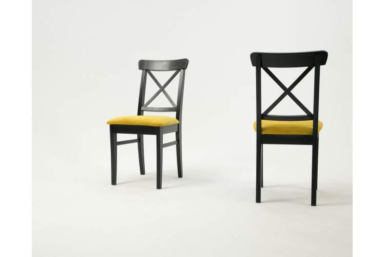 Стул Ингольф ПМ чёрный/жёлтый-10