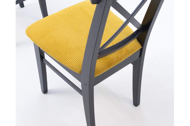 Стул Ингольф ПМ чёрный/жёлтый-6