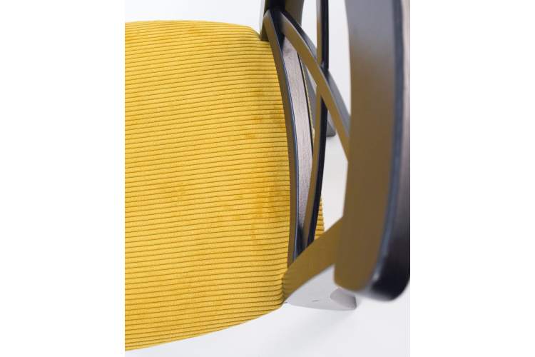 Стул Ингольф ПМ чёрный/жёлтый-3