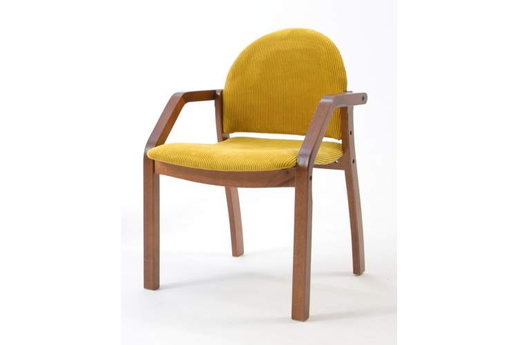 Стул-кресло Джуно 2.0 орех/жёлтый-15