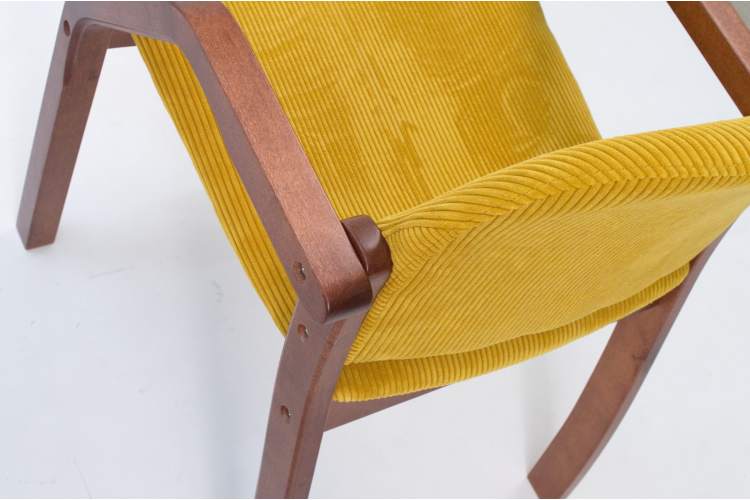 Стул-кресло Джуно 2.0 орех/жёлтый-14