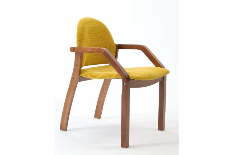 Стул-кресло Джуно 2.0 орех/жёлтый-8
