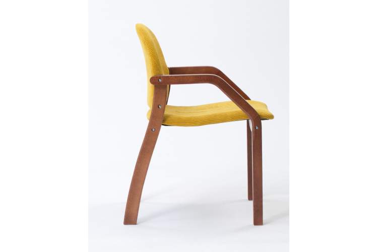 Стул-кресло Джуно 2.0 орех/жёлтый-5
