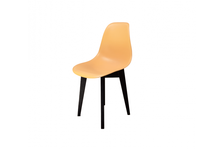 Стул Сашш чёрный /персиковый