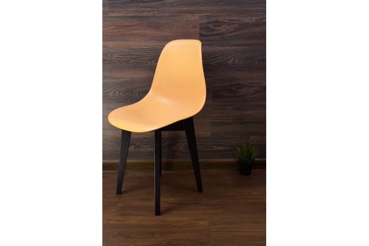 Стул Сашш чёрный /персиковый-7