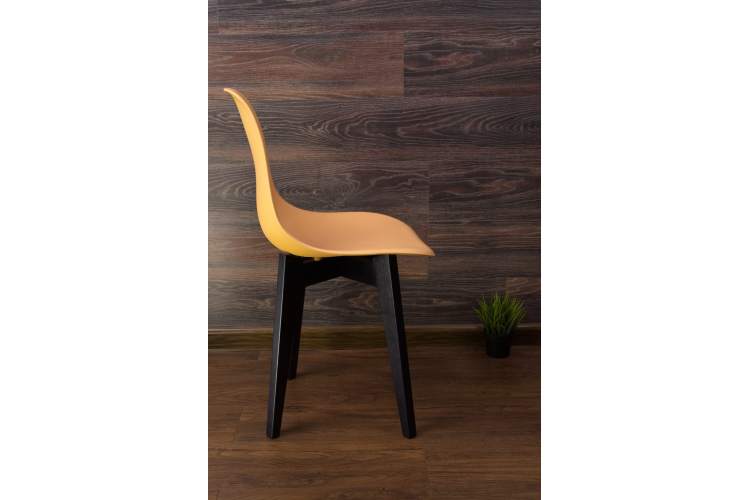 Стул Сашш чёрный /персиковый-2