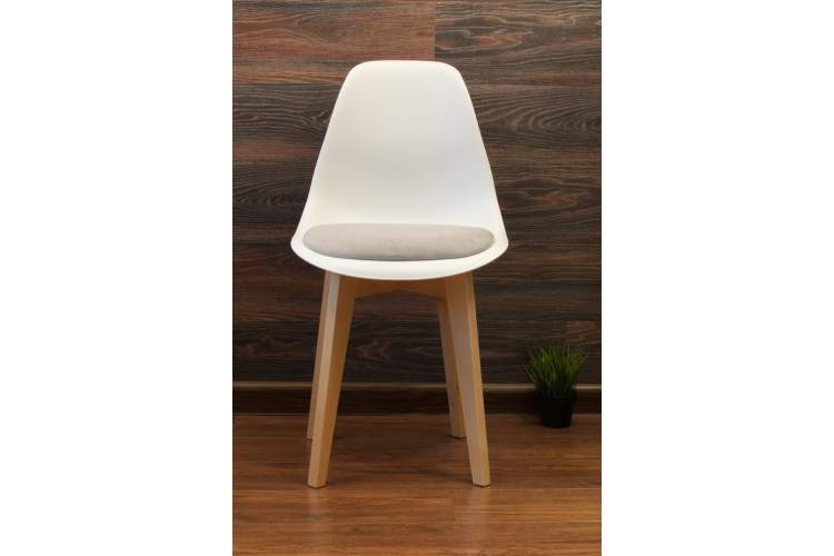 Стул Сашш натур /белый, серый-9