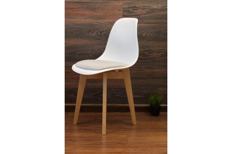 Стул Сашш натур /белый, серый-8