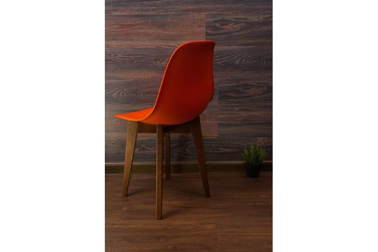 Стул Сашш орех /оранжевый-3