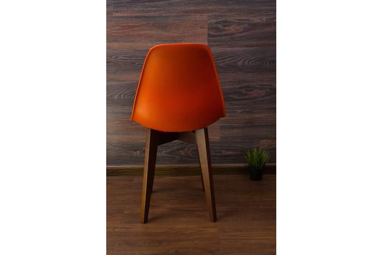 Стул Сашш орех /оранжевый-2