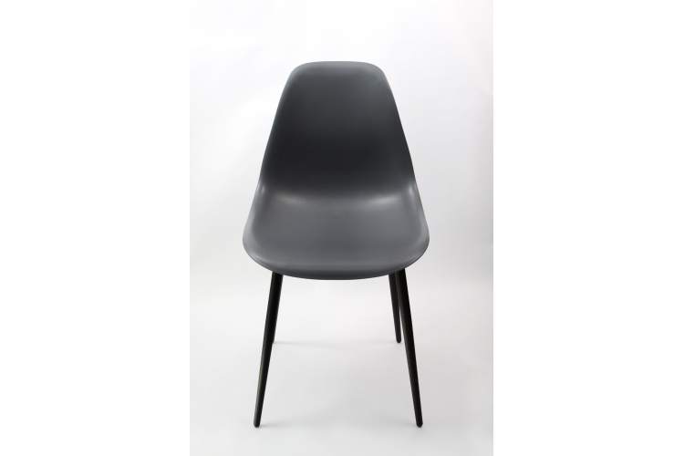 Стул Туссе чёрный /серый-14