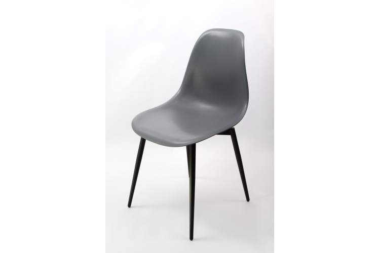 Стул Туссе чёрный /серый-13