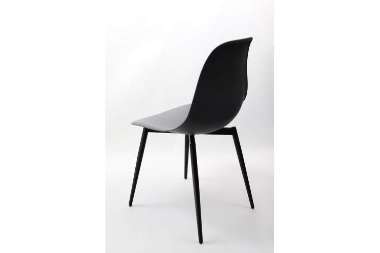 Стул Туссе чёрный /серый-11