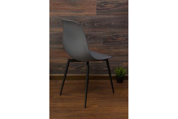 Стул Туссе чёрный /серый-1