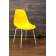 Стул Туссе белый /жёлтый