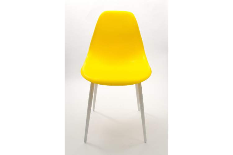 Стул Туссе белый /жёлтый-16