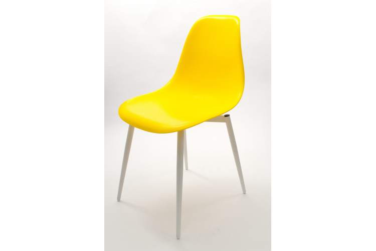 Стул Туссе белый /жёлтый-15