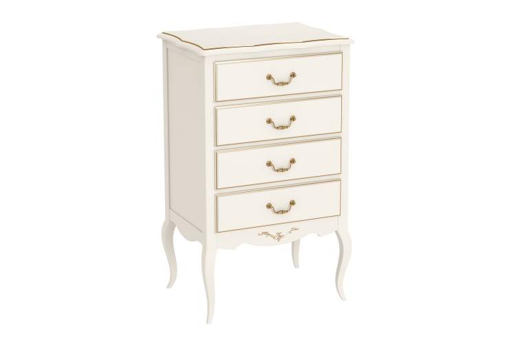 Комод Малонн Ави 4 ящика Белый-1