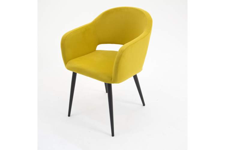 Стул Пичч чёрный / горчичный-8