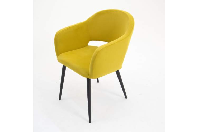 Стул Пичч чёрный / горчичный-7