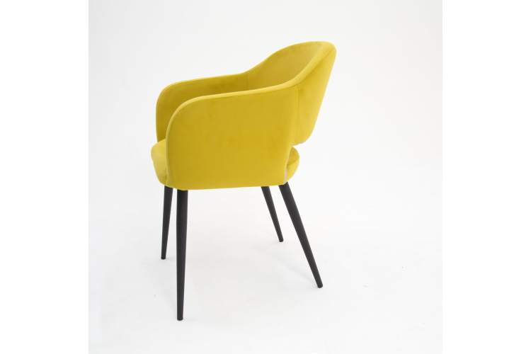 Стул Пичч чёрный / горчичный-6