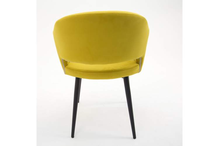 Стул Пичч чёрный / горчичный-5