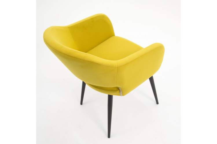 Стул Пичч чёрный / горчичный-1