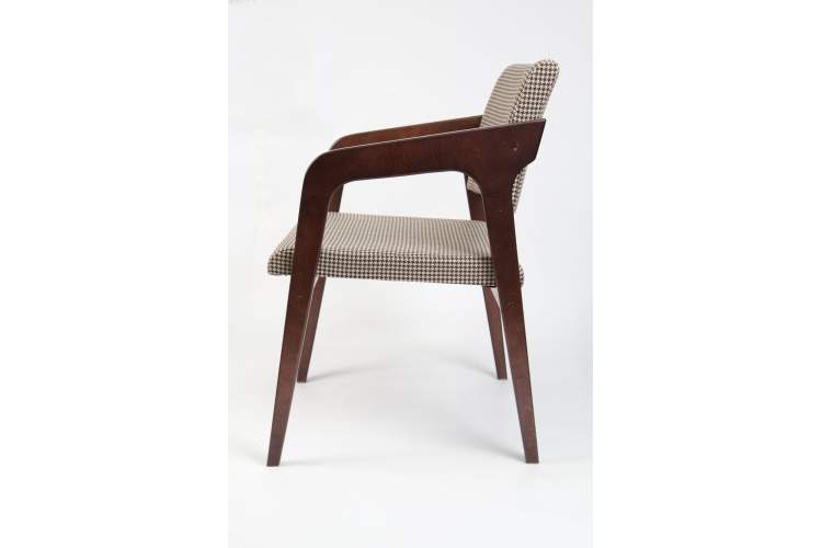 Стул-кресло Шадди венге/гусиная лапка-4