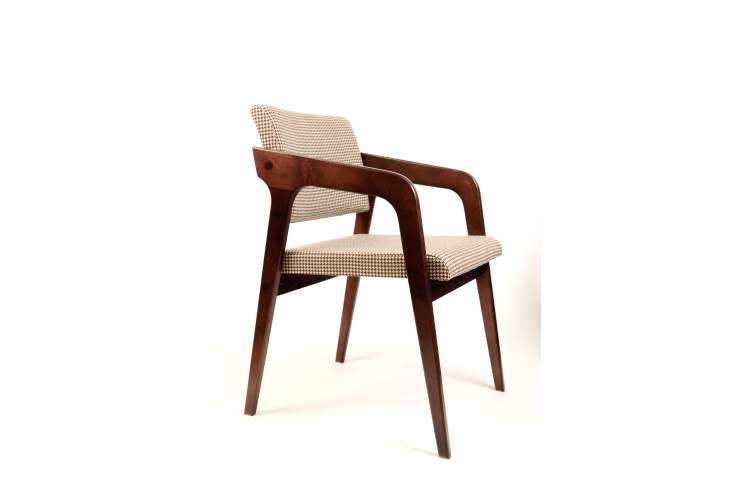 Стул-кресло Шадди венге/гусиная лапка-8