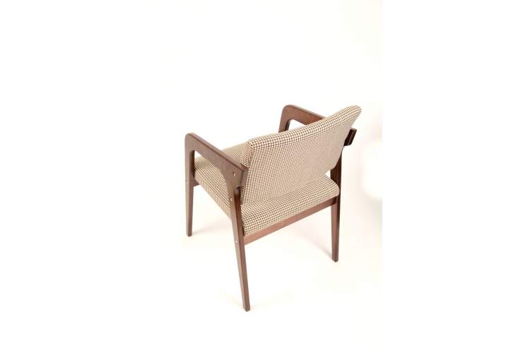 Стул-кресло Шадди венге/гусиная лапка-10