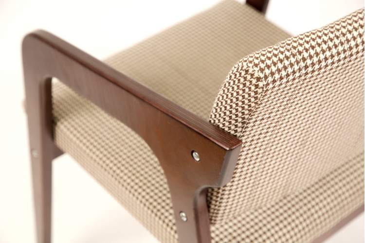 Стул-кресло Шадди венге/гусиная лапка-11