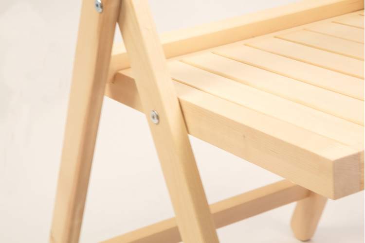 Складной стул Даччи натур неокрашенный шлифованный-18