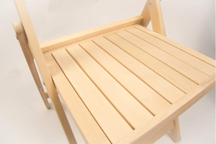 Складной стул Даччи натур неокрашенный шлифованный-19
