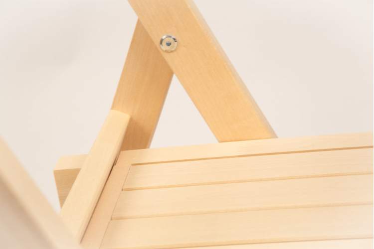 Складной стул Даччи натур неокрашенный шлифованный-20