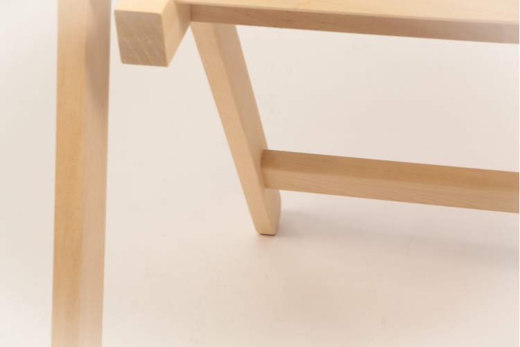 Складной стул Даччи натур неокрашенный шлифованный-23