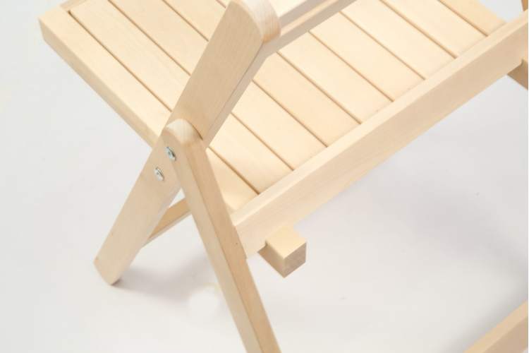 Складной стул Даччи натур неокрашенный шлифованный-29