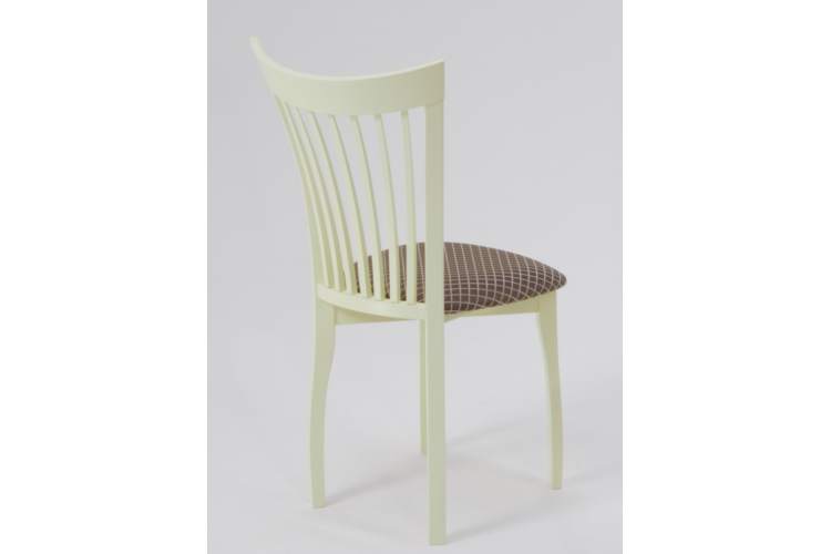 Стул Миранда, Слоновая кость/Ромб Коричневый-2