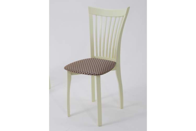 Стул Миранда, Слоновая кость/Ромб Коричневый-3