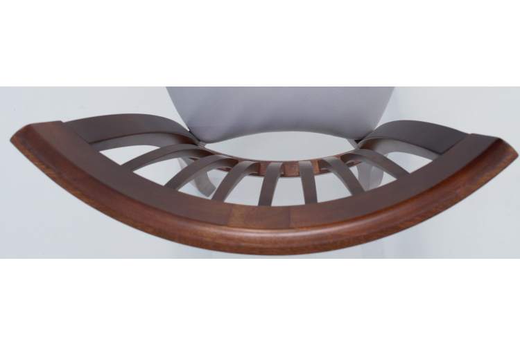 Обеденная группа Моцарт 120 со стульями Миранда орех/серый-7