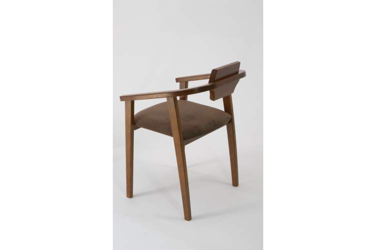 Стул-кресло Челси ПМ орех коричневый-6