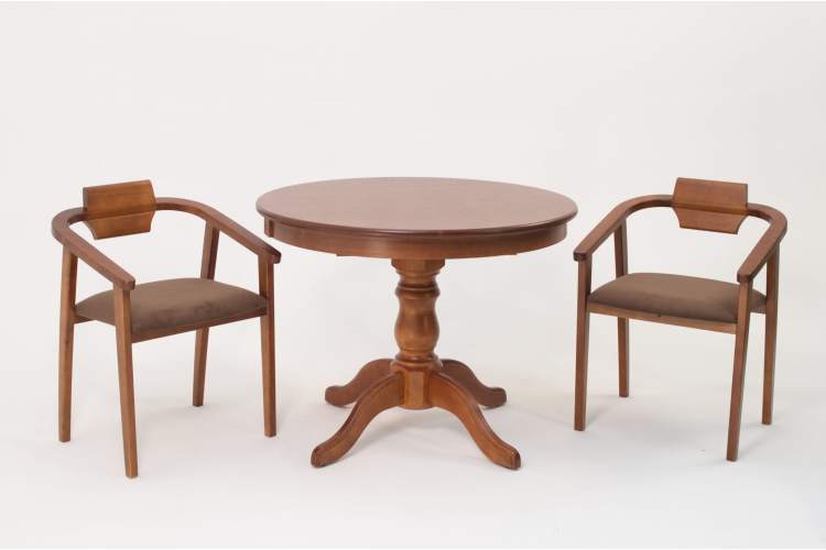 Стул-кресло Челси ПМ орех коричневый-8