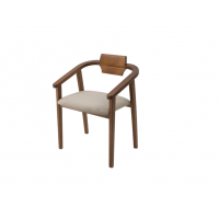Стул-кресло Челси ПМ орех бежевый